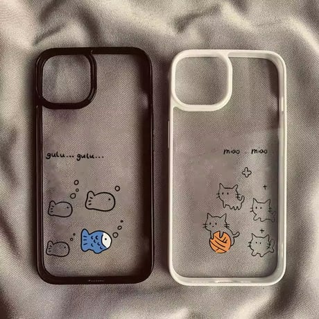 L62455 ゆるアニマルスケッチiPhoneケース