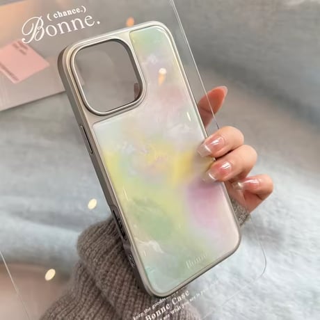 S75148 オーロラシェルのきらめき iPhoneケース