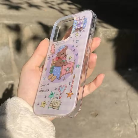 S74631 おやすみくまちゃんのiPhoneケース