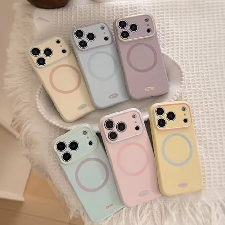 S75579 パステルカラーMagSafe対応iPhoneケース