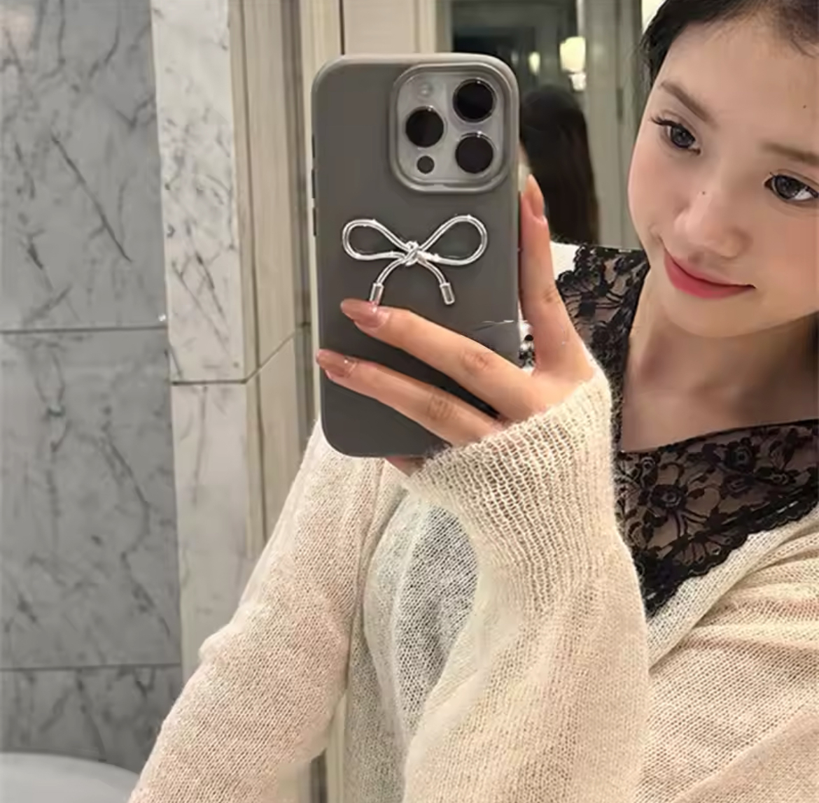 S74128 メタルリボンiPhoneケース | nanomita