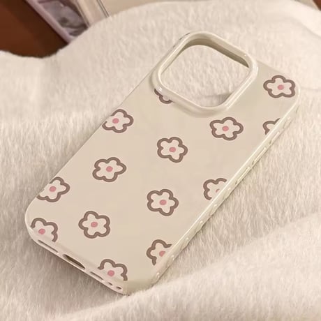 S75125 やさしめ柄のiPhoneケース