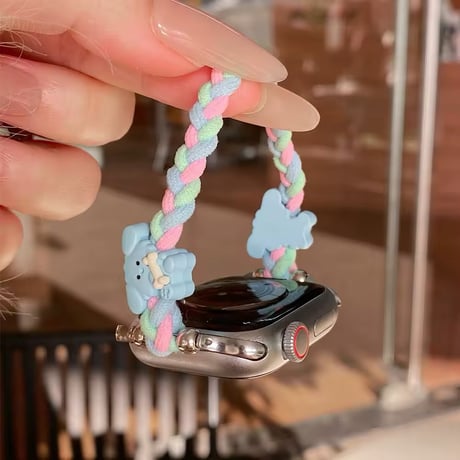 N00168 ゆるキャラ編み込みApple Watchベルト