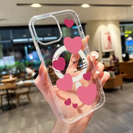 L62449 ポップデザインクリアiPhoneケース
