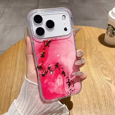 S75180 インクマーブルアートiPhoneケース