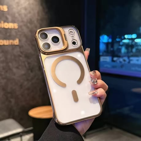 K22979 リングスタンドレンズカバー iPhoneケース（MagSafe対応）