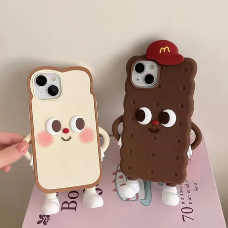 S75396 にこにこビスケット 立体iPhoneケース