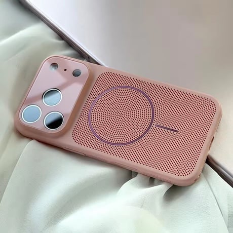 S75522 メッシュデザインMagSafe iPhoneケース