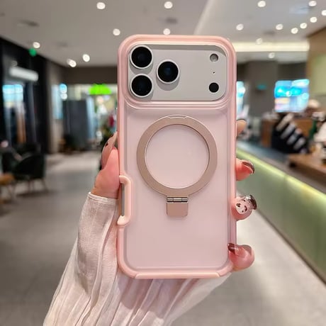 K23077 リングスタンド付きiPhoneケース
