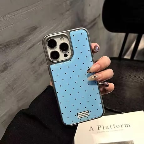 S75575 カラフルドットポップ iPhoneケース
