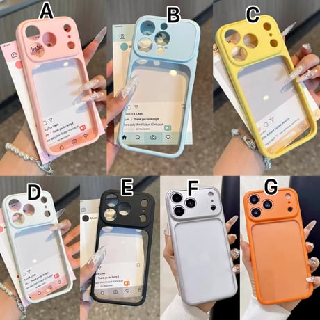 L62471 はさめる推しフォトiPhoneケース