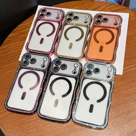 L62422 ジュエルフレーム MagSafe対応iPhoneケース