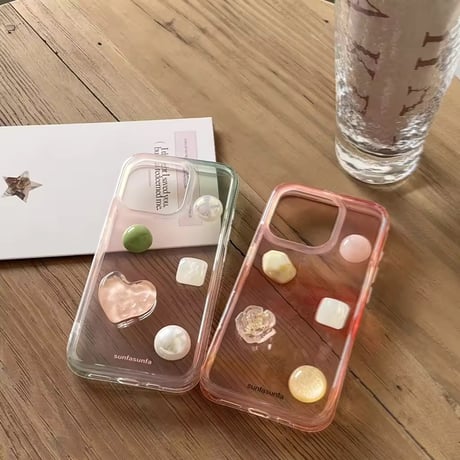 S74586 きらめく宝石みたいなデザインiPhoneケース