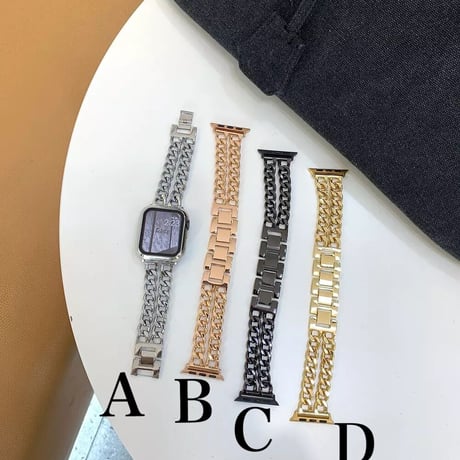 N00001 チェーンミックス メタル Apple Watchバンド