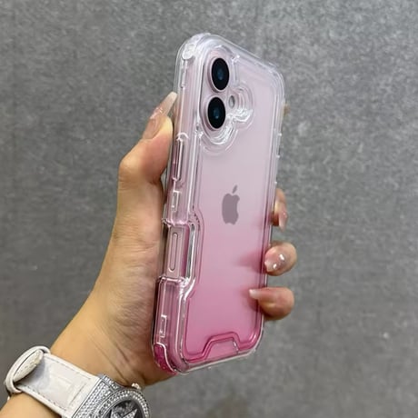 L62067 グラデクリアガード iPhoneケース