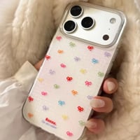 S75617 カラフルリボンドットiPhoneケース