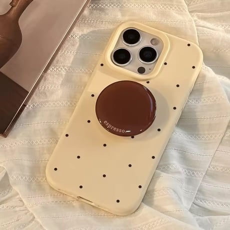 K22932 エスプレッソドット iPhoneケース