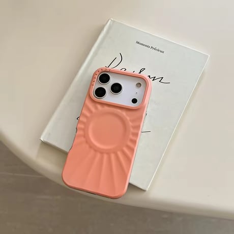 S75147 MagSafe対応 くっきり立体サークル iPhoneケース