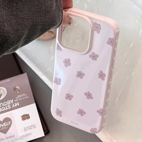 S75064 プチフラワードット iPhoneケース