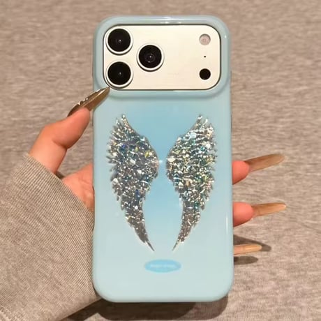 S75675 エンジェルウィンググリッター iPhoneケース