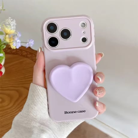 K23121 パステルハートグリップ iPhoneケース