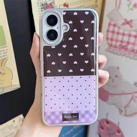 S75357 ショコラパッチワーク iPhoneケース