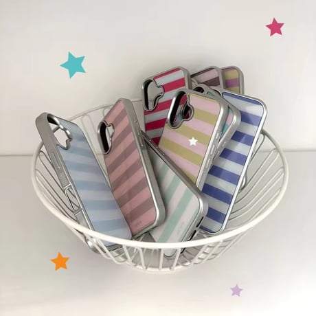 S75630 カラーボーダー iPhoneケース