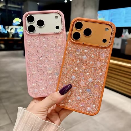 S75326 スタービジュー グリッター iPhoneケース