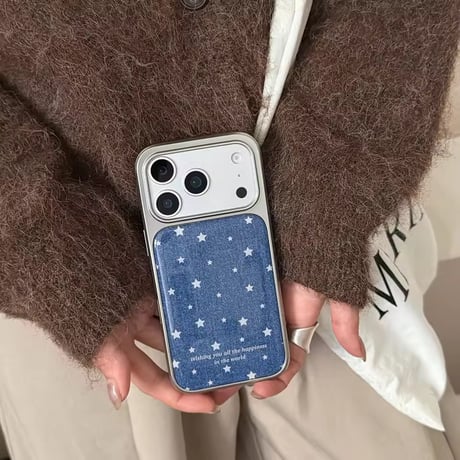 S75164 スターナイトデニム iPhoneケース