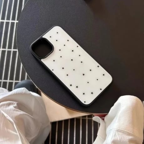 S74503 モノトーンスタースタイルiPhoneケース