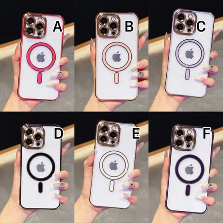 L62315 メタリックフレーム MagSafe対応 iPhoneケース