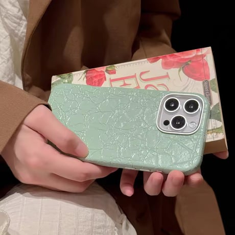 S74941 クラッシュレザー風 iPhoneケース