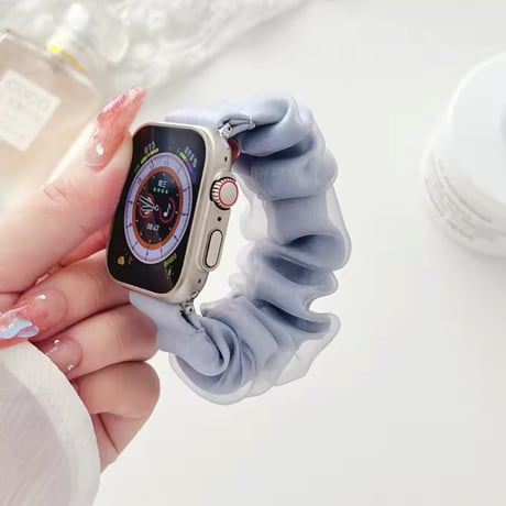 N00170 くしゅっとシュシュApple Watchバンド