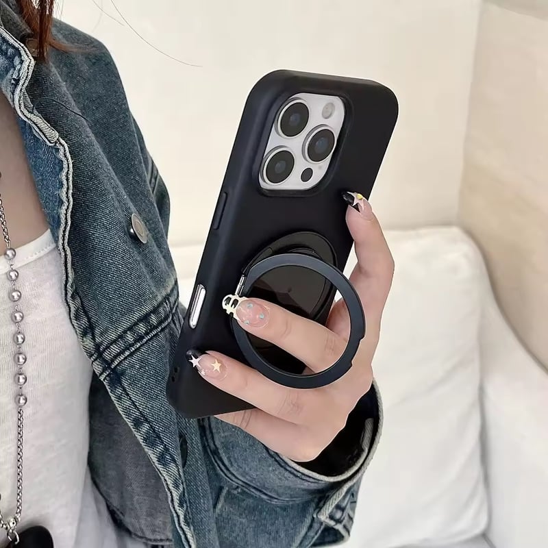 K22805 カラフルリングスタンド iPhoneケース | nanomita