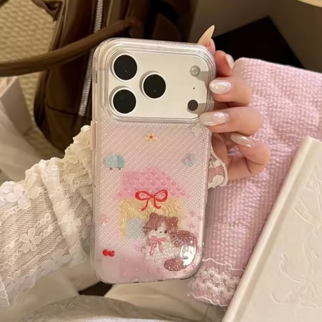 S75566 ドーリーハウスキャット iPhoneケース