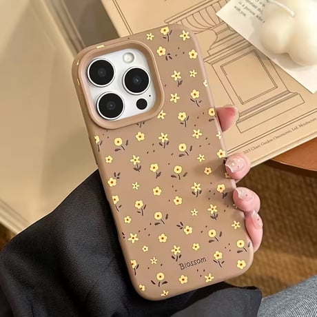 S74968 Blossom フラワープリント iPhoneケース