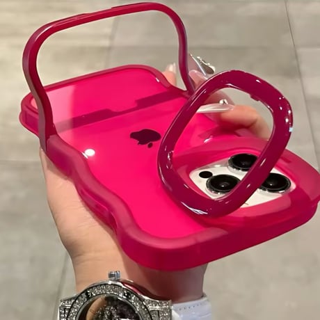 K22694 カラーフレームスタンド iPhoneケース