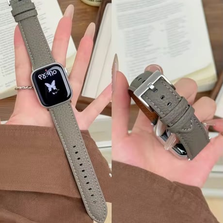 N00194 デイリーエレガント レザーApplewatchバンド