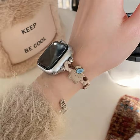 N00168 ゆるキャラ編み込みApple Watchベルト