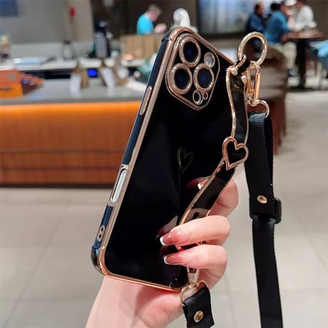 K22771 ハートショルダー付きiPhoneケース