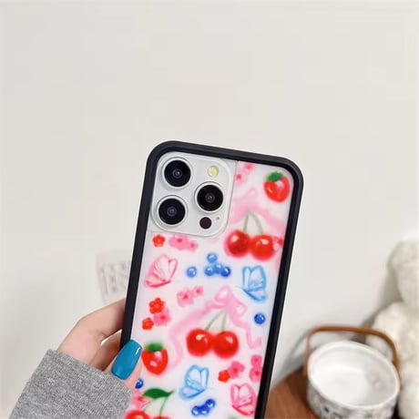 S74815 Y2KポップアートiPhoneケース