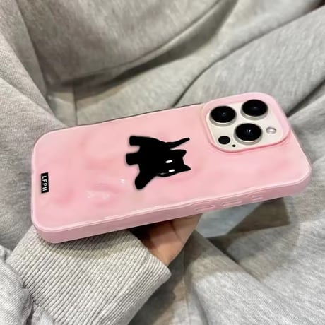 S75269 ゆるねこシルエットiPhoneケース