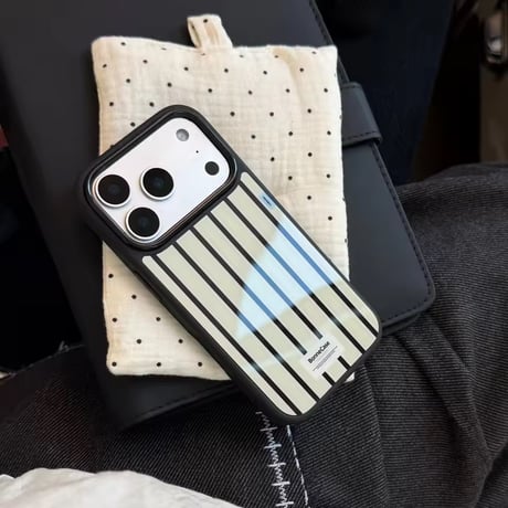 S75688 カラフルストライプiPhoneケース