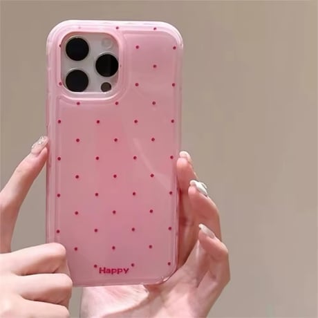 S74516 ちゅるんドットiPhoneケース