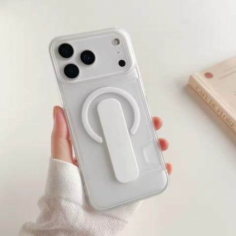 K23187 カード収納スタンドリングiPhoneケース