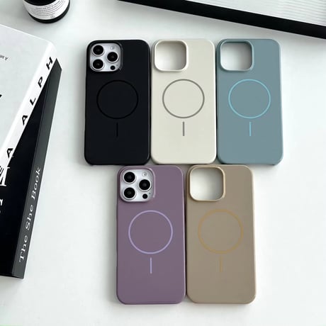 【即納商品】S74563 シンプルカラーのMagSafe対応iPhoneケース
