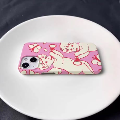 S74724 トランペットエンジェルのiPhoneケース