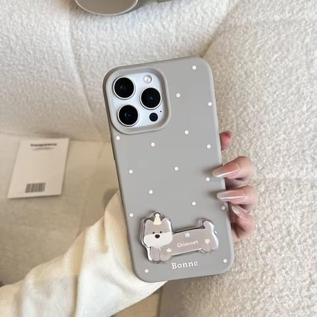 K22883 ぽてっとアニマルポルカ iPhoneケース