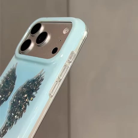 S75675 エンジェルウィンググリッター iPhoneケース