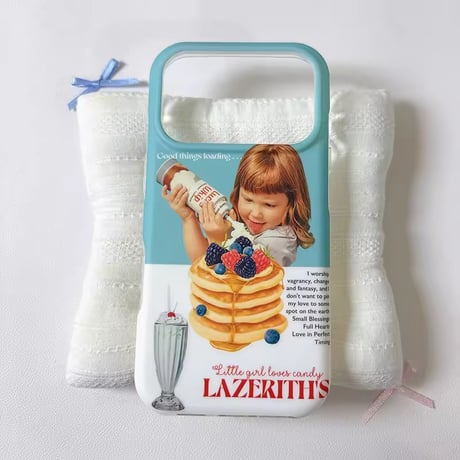 S75676 スイートパンケーキガール iPhoneケース